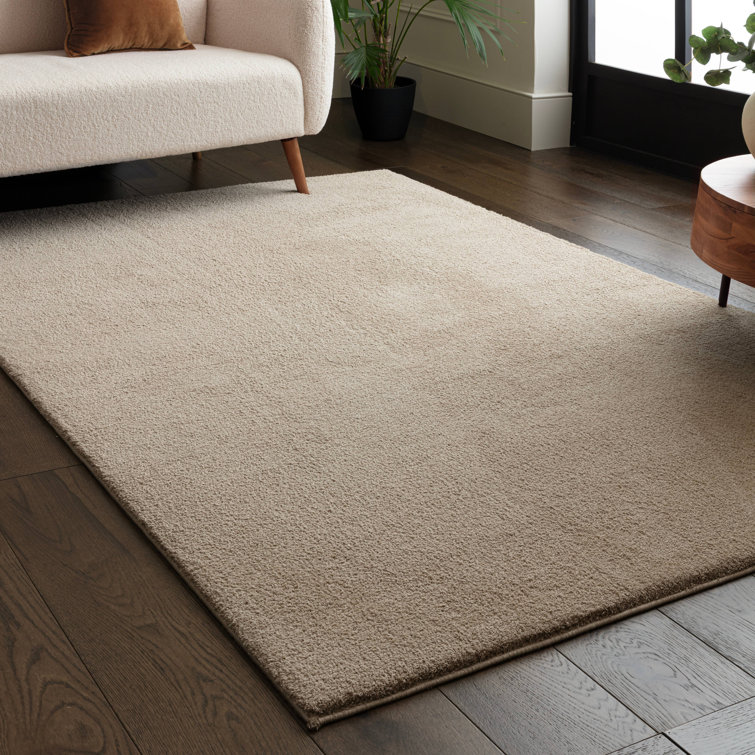 Symaya Cosy Shaggy Beige Area Rug