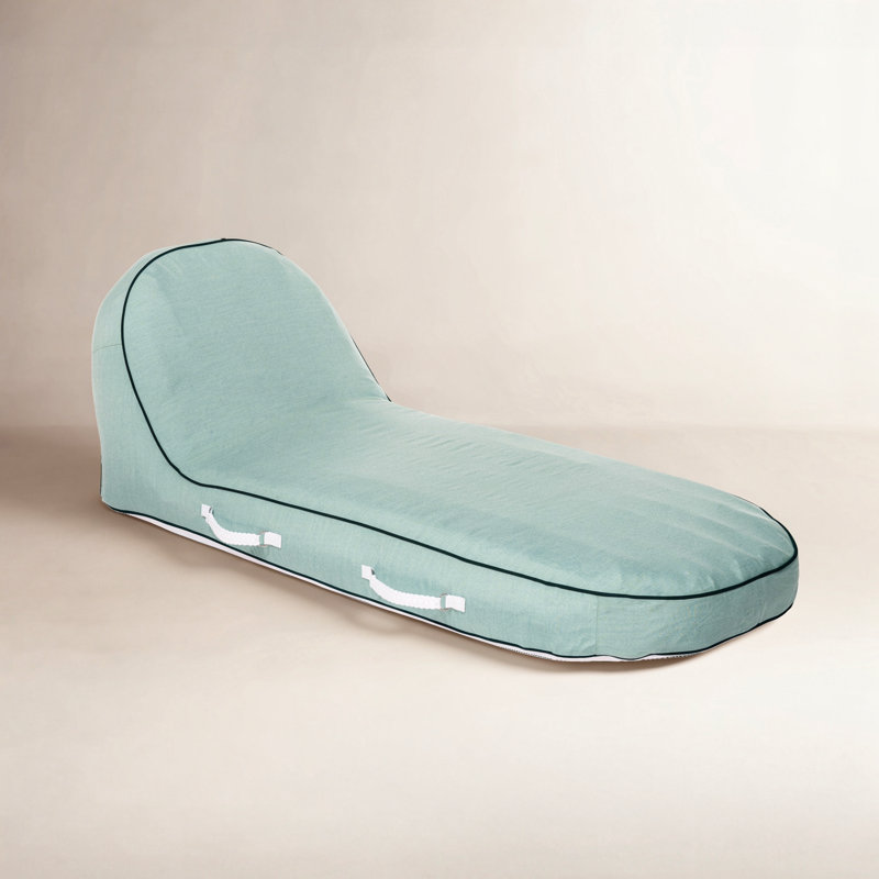 Chaise longue de piscine, Vert Rivie