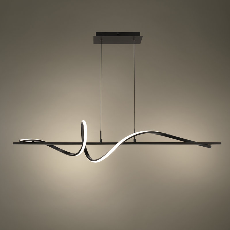 Corkscrew LED Linear Pendant, 3500K