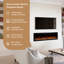 Aerus Wall Mounted Surface Wall Mounted Recessed Wall Mounted Electric Smart Fireplace with Heat-1384217676
