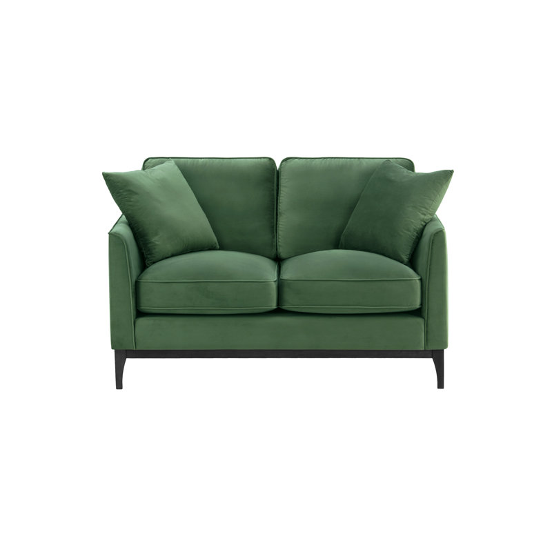 Jaap 2 Seater Sofa, Green, Black