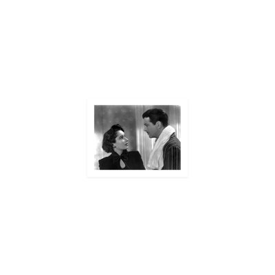 Elizabeth Taylor Looking at Robert Taylor  Unframed Photograph