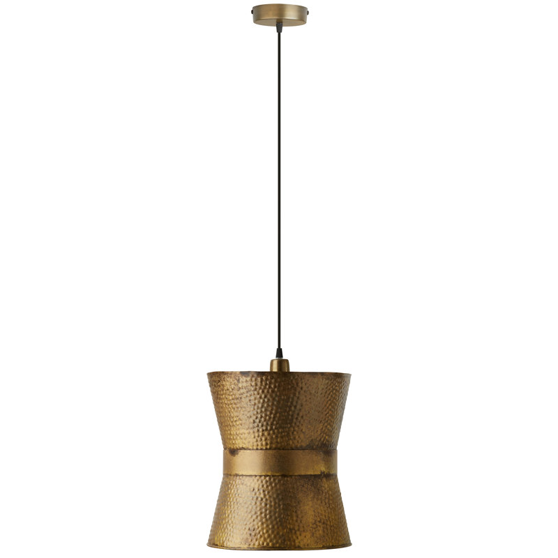 11.75"W Jiles Gold Metal Pendant Light