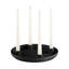 Advent 1.38" Stoneware Tabletop Candelabra-2099190048