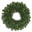 24" Oregon Fir Wreath with 50 Warm White Battery operated LED Lights-1562253985