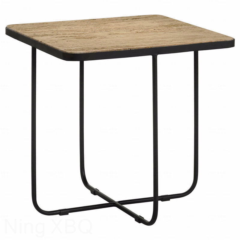 Table d'appoint avec cadre noir