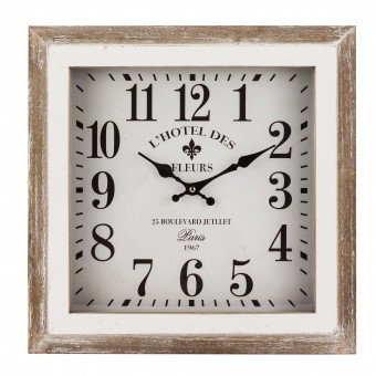 Fontaines Wood Wall Clock