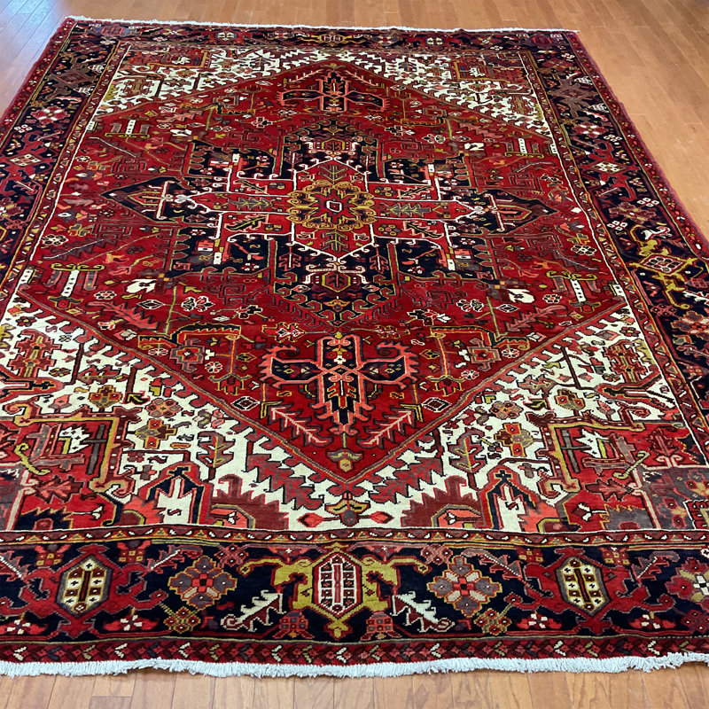 HERAT ORIENTAL Handmade Heriz Wool Rug
