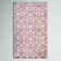 Mashawna Blocks Modern Geometric Rose/White Rug