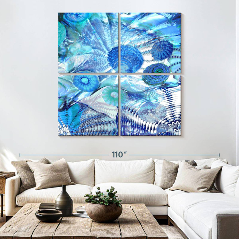 Underwater Perspective II, 74" H x 74" W
