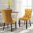 Belmont Button-Tufted Velvet Dining Chair – Premium Fabric & Solid Oak Frame-816771663-816771662-819235530