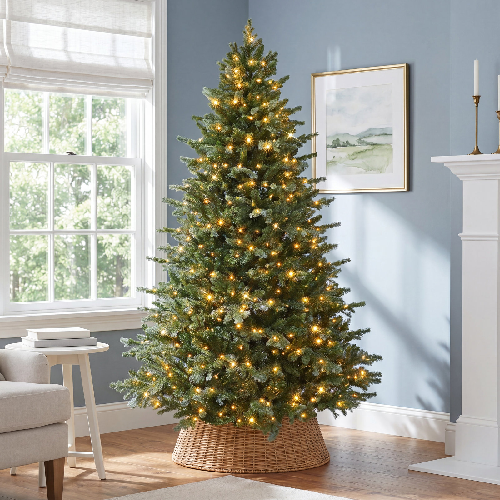 6.5' Pre-Lit Fir Tree