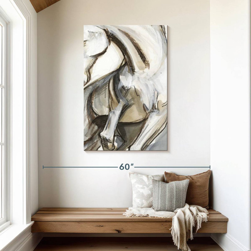 Avery Horse Abstraction II, 45" H x 30" W