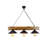 Handmade Solid Pine Kitchen Island Chandelier