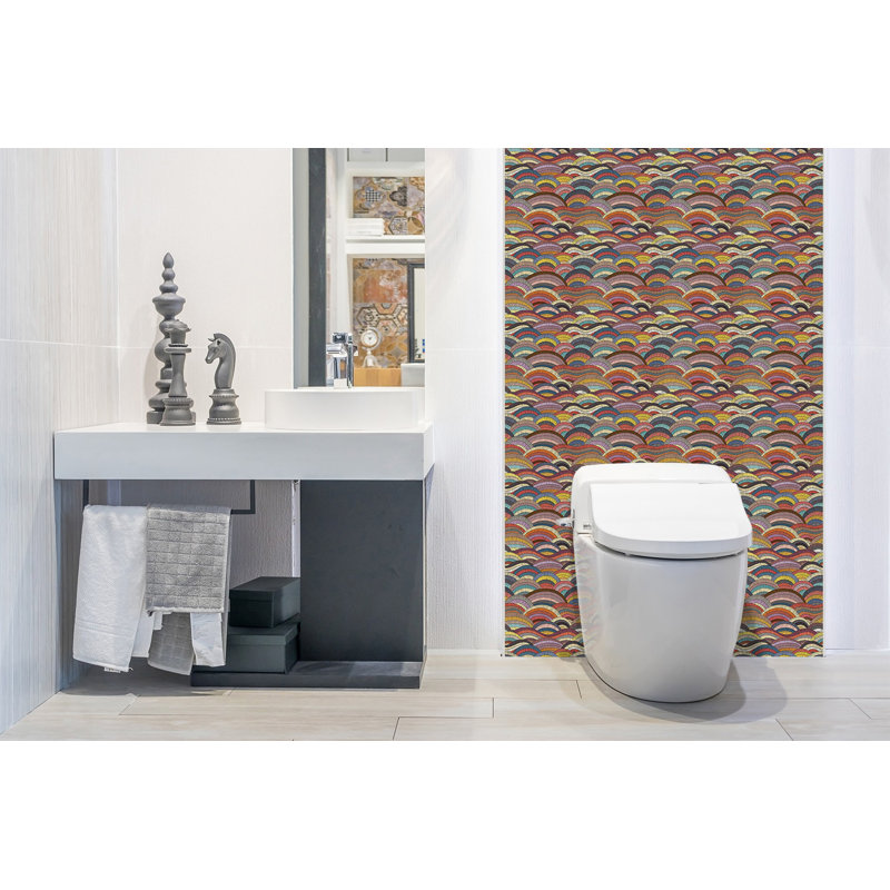Sticker Self Adhesive Vinyl Splashback 39,37x19,68 Inch Wall Stickers Tile Peel and Stick Wall Tiles