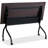 Rectangle Flip Top 23.63'' L Training Table with Casters and Modesty Panel and Cable Management-73574290-20685669-20685666