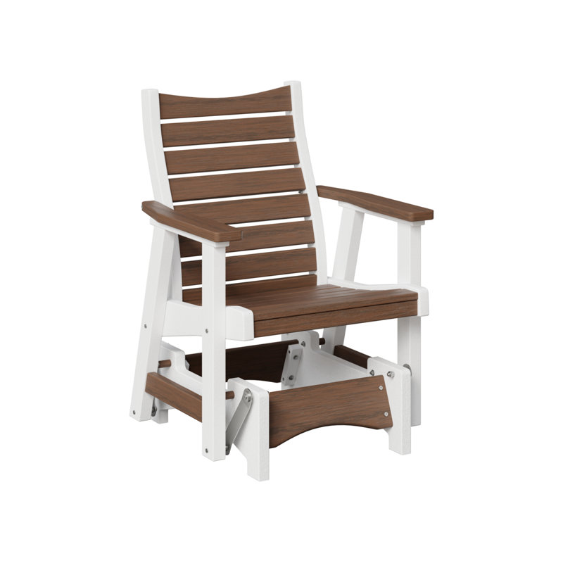 Fauteuil oscillant simple Berlin Gardens Bristol, Noyer brésilien / blanc