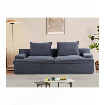 Boneless Compression Foam oversized sofa