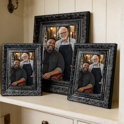 5" x 7" Black 1PC Home Decor Picture Frame for Family Photo Display