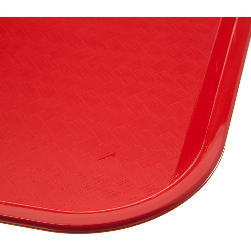 Casseroles à vapeur en plastique Cafe®, l 18 po x P 14 po, Rouge