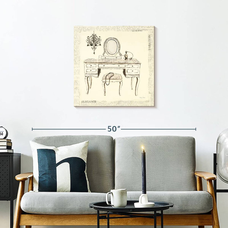 Table de boudoir Shuttleworth Emilys, H 24 po x l 24 po