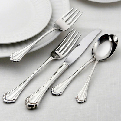 Marquette 5 Piece Flatware Set, Service for 1