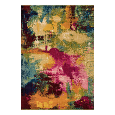 Rizer Power Loom Pink Rug