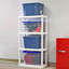 4-Tier Heavy Duty Storage Shelving Unit for Garage, Pantry & Utility Room, 30" W x 14" D x 57" H, White-731162466