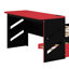 Lit de jour en bois pleine grandeur avec lit gigogne simple, bureau et port USB-1338655480