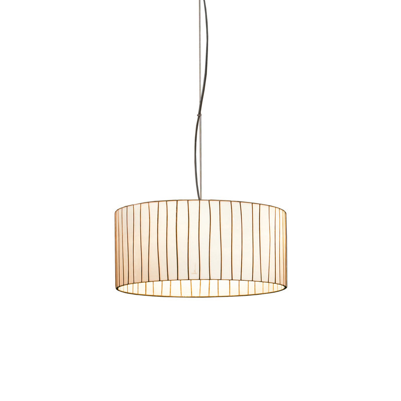 Curvas Pendant, 9.1" H x 19.7" W x 19.7" D