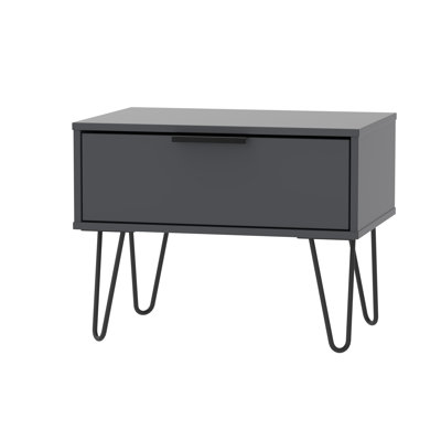 Fully Assembled Berryhill 1 Drawer Bedside Table