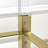 48'' Glass Top Console Table
