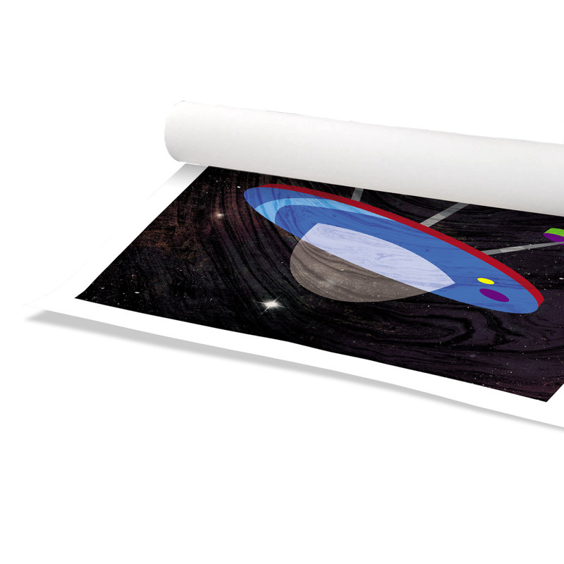 Impression sur papier roulée «Spaceship Adventure Four», H 31 po x l 31 po x P 1 po