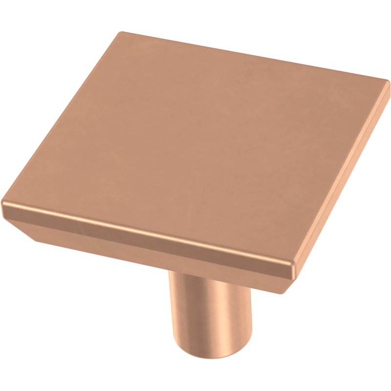 Ensemble de pochettes carrées simples 1,122 po, Cuivre brossé