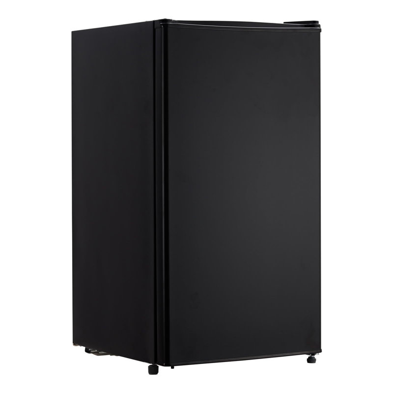 Mini Fridge With Freezer,3.2 Cu.Ft Mini Refrigerator,Single Mini Refrigerator, Stainless Steel