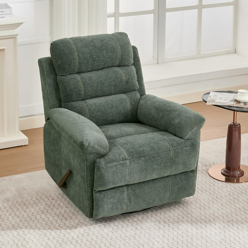 Fauteuil inclinable et pivotant Totianna, Vert