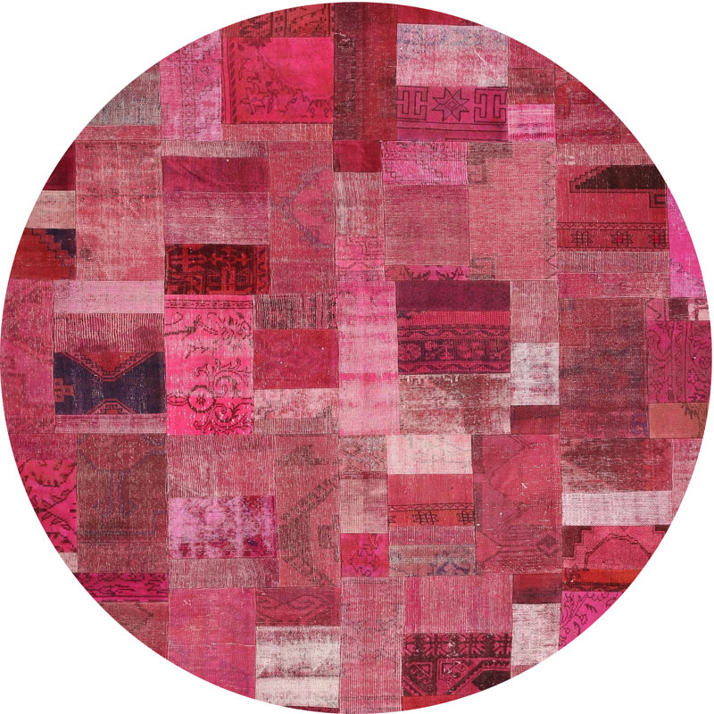 Tapis rose Zioutas, Rond 4 pi