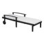 Chaise longue inclinable avec coussins 78,75 po Strausbaugh-451449917