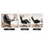 Comfortable Office Chair With High Back, Lumbar Support, And Soft Memory Foam Seat For Long - Term Use Black Computer Adjustable , Double Layer , Retractable Footrest