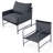 Cloud 4-Person Outdoor Seating Set – Thick Cushions & Removable Arm Pad-967933683