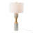 15X15x30" Cement With Metal Table Lamp