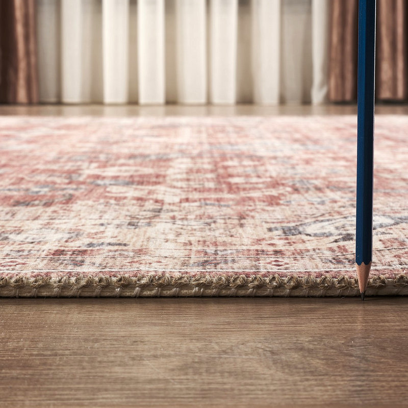 Majestic Area Rug, Red, Rectangle 5'3" x 7'3"