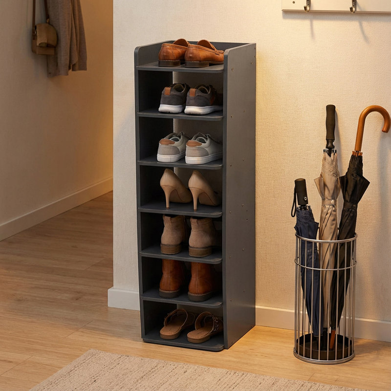 7 Pair Shoe Rack
