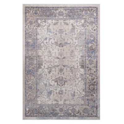 Brown/Beige 8X10 Area Rug - Non-Shedding, Stain For Entryway, Eat-In Kitchen Non-Shedding Rug, , Perfect Dining Room, Dorm Room