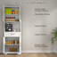 Garde-manger 67,4 po avec tablettes réglables