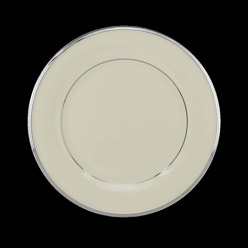 Assiette plate Lenox Solitaire 10,5 po, Ivoire