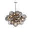 Shine Chandelier (Natural Brass with Smoke Glass)-998495970-998495969
