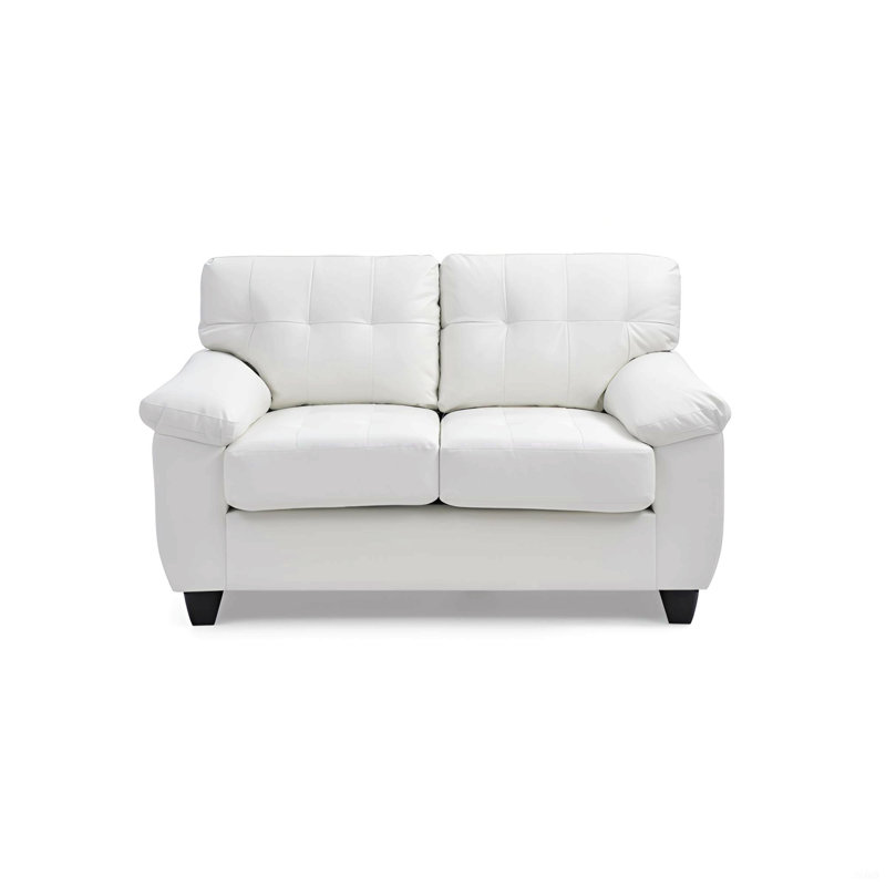 Causeuse contemporaine blanche avec confort