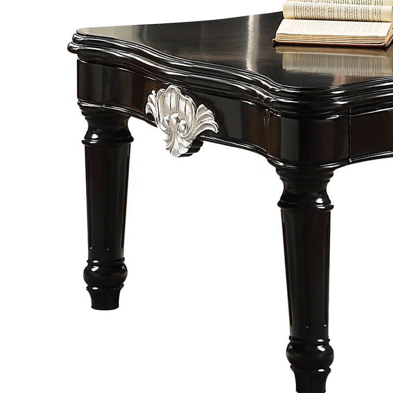 Table basse rectangulaire noire - avec un design élégant pour une finition intérieure et un style élégant