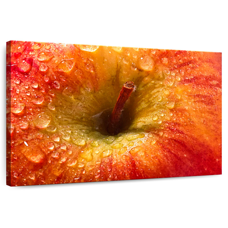 Yarlin Fresh Dewy Red Apple, 26" H x 39" W